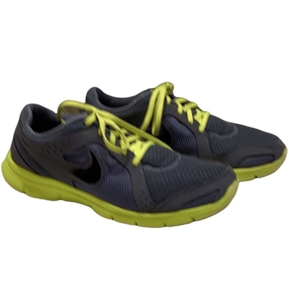 𝅺Nike Flex Experience Run 2 SlateVolt Running shoes SZ 9 - Picture 1 of 9